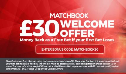 Available bonuses and promotions at Matchbook